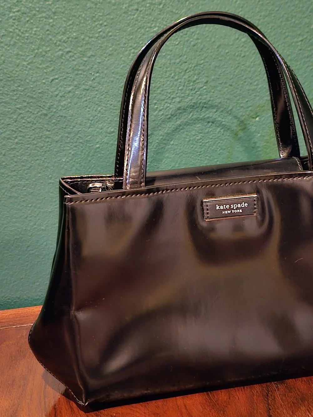kate spade Black Patent Leather Purse